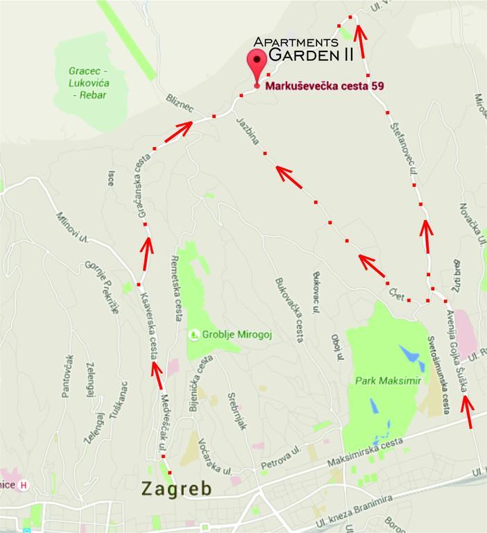 Apartments Garden Zágráb Kültér fotó